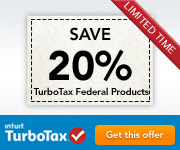 TurboTax 20 percent off