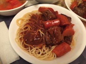 ox tail noodles