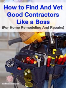 find vet good contractors