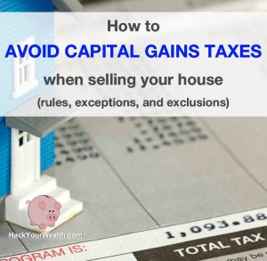 avoid capital gains taxes on home sale