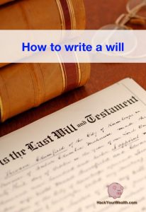 How to write a will